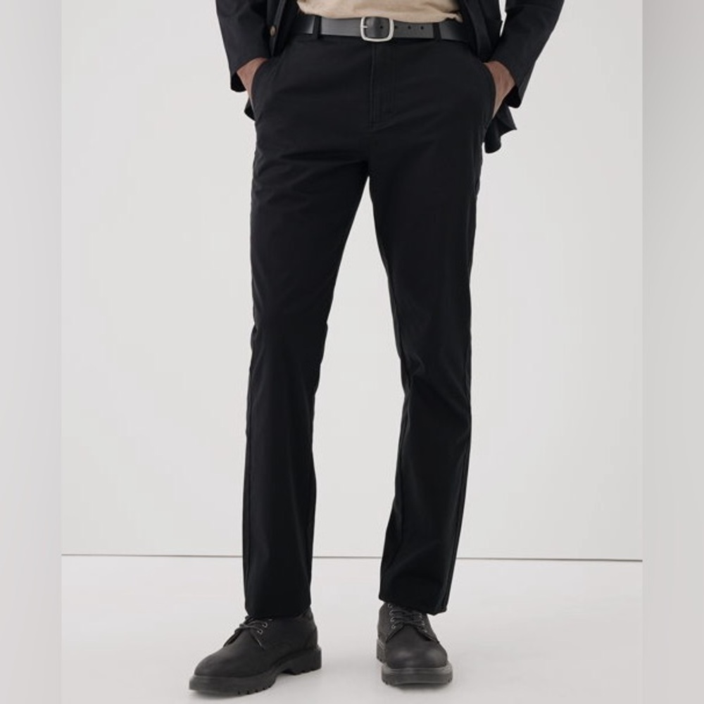 Pact Men's Boulevard Brushed Twill Pant Black